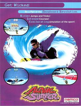 Alpine Surfer poster